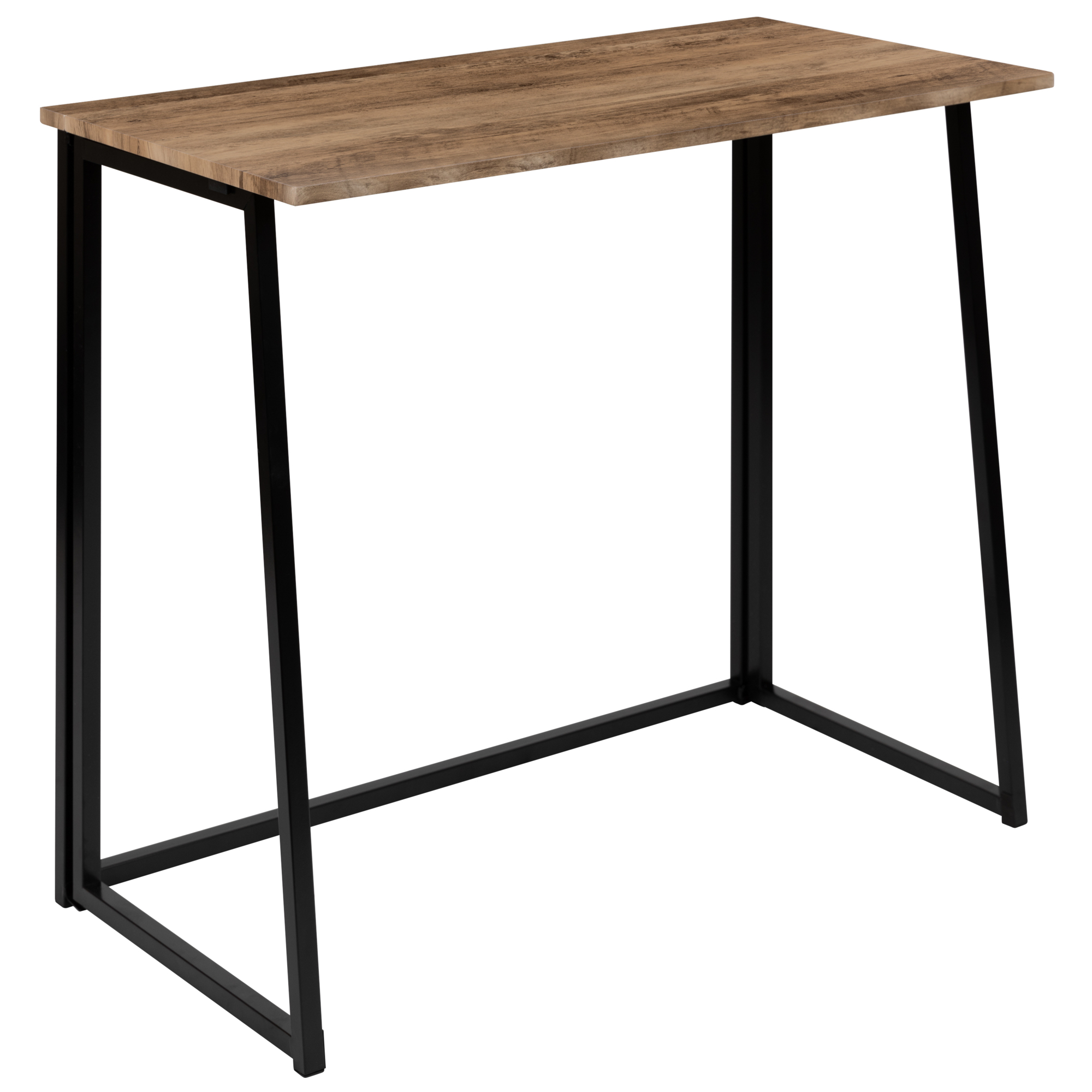 Flash Furniture, Rustic Natural Home Office Folding Computer Desk, Width 35.5 in, Height 29.5 in, Depth 18 in, Model# JBYJ354D